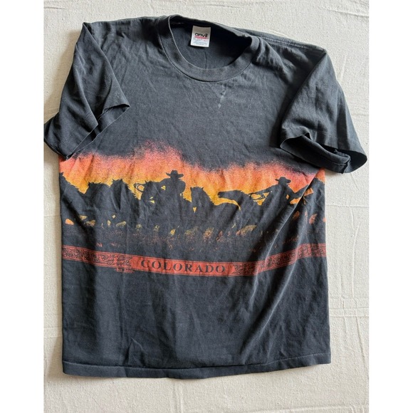 Anvil Other - Vintage Western Colorado Shirt Large